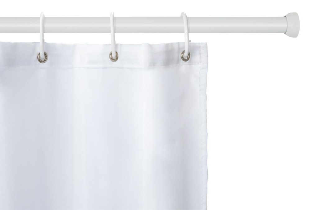 WENKO Teleskop Dusche Stange Vorhangs Klemmen Bad 70-115 cm Produktbild 