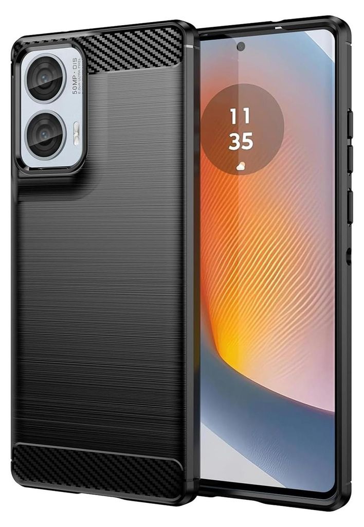 Etui Carbon do Motorola Edge 50 Fusion ochronne etui na Zdjęcie produktu 