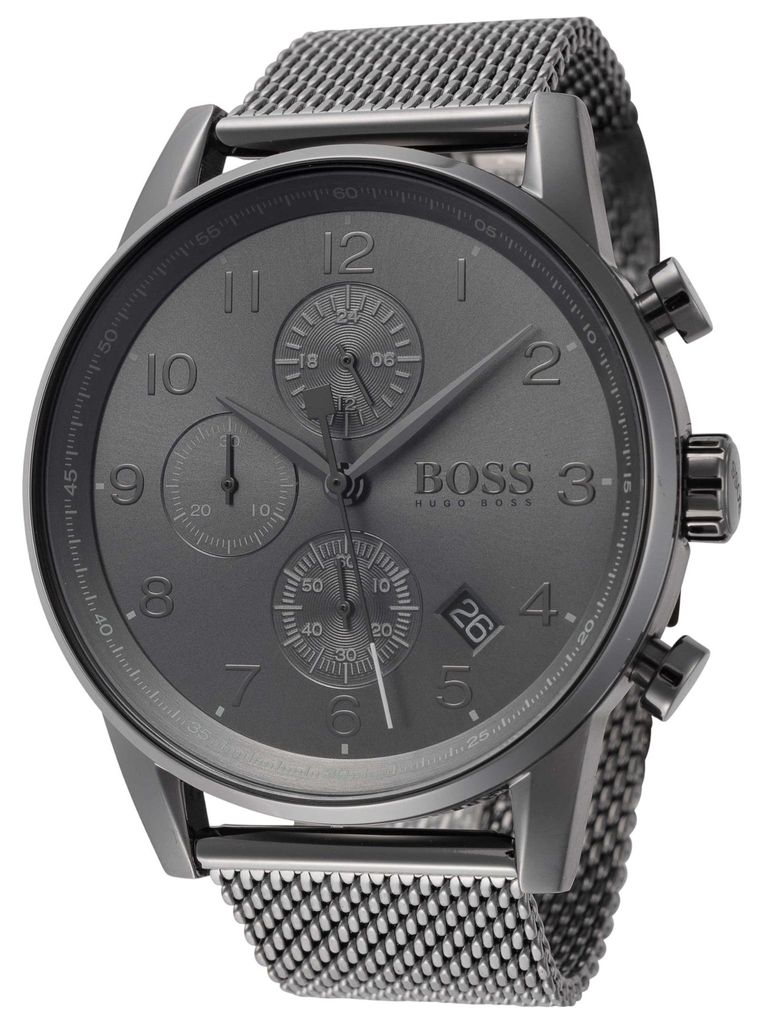 Boss Navigator, cronografo da uomo, colore grigio, Immagine del prodotto 