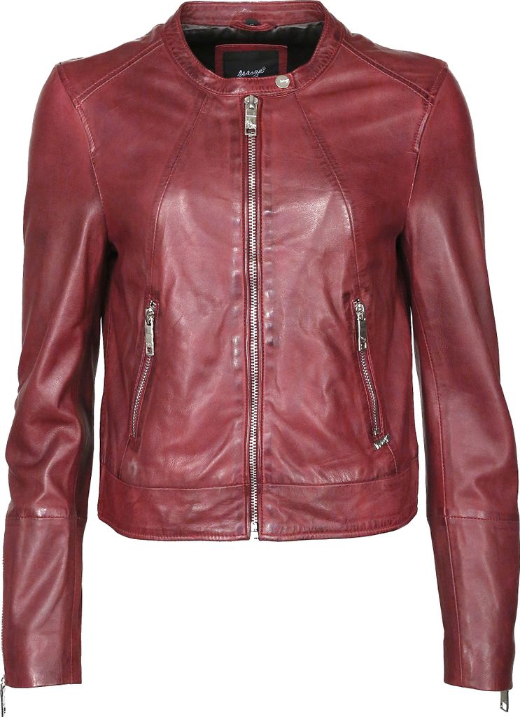 Maze Lederjacke 183Grenada Damen wine XL Produktbild 
