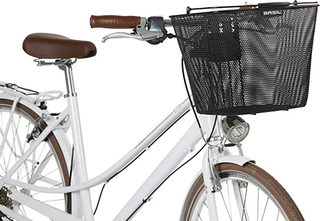 Panier de vélo avant Basil Bilbao Noir avec fixation rapide KlickFix - 8