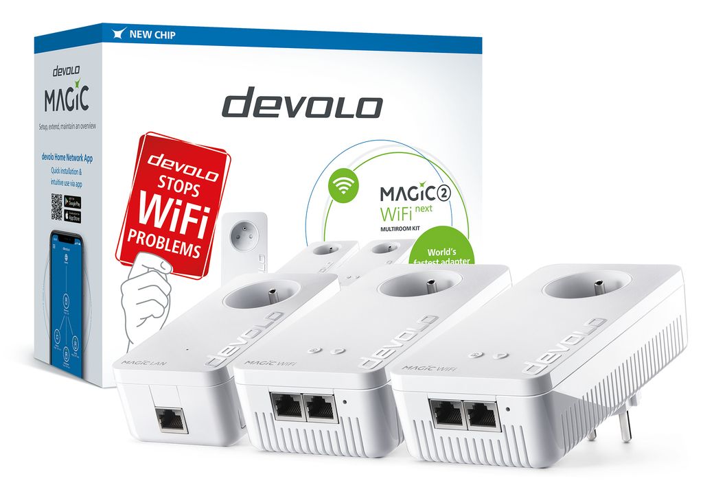 devolo Magic 2 - 2400 WiFi ac next Multiroom Kit (France Image du produit 