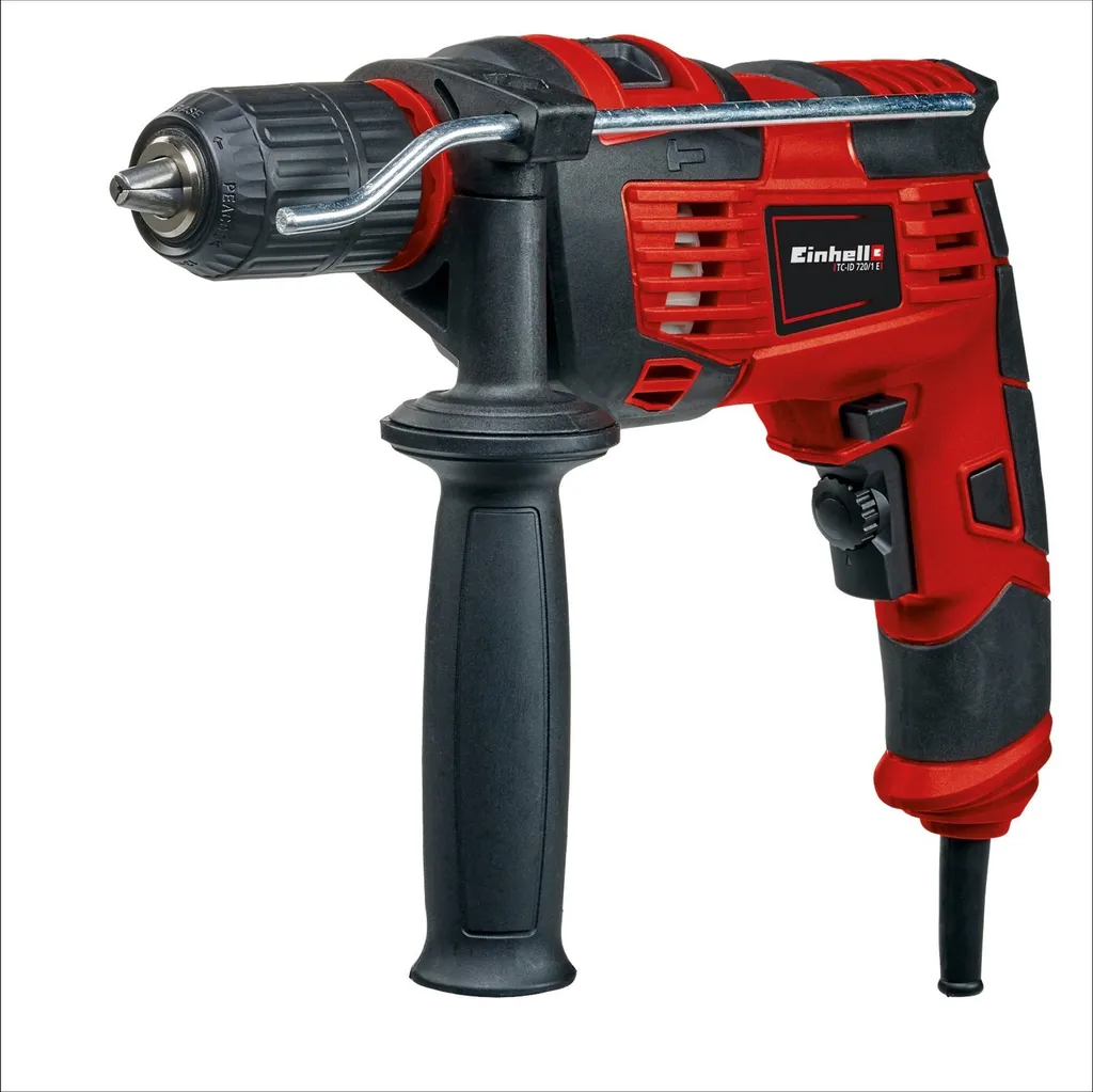 Kit perceuse à percussion Einhell TC-ID 720/1 E avec coffret 4259846 - 25