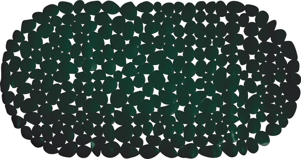 MSV Rutschfeste Dusch-/Badematte Bad - PVC - dunkelgrun - 35 x 68 cm