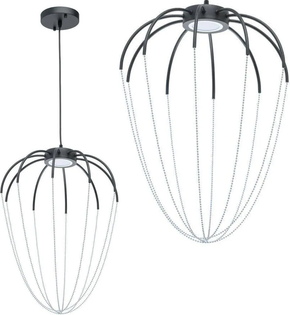 Lampada tooLight App1477 Black | Lampadario LED Moderno di Design Nero