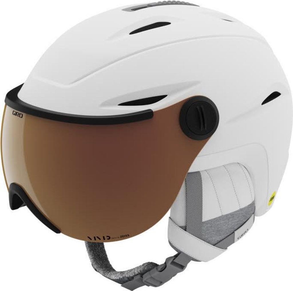 Giro S ESSENCE MIPS Vivid Skihelm mit Visier Damen weiß 55,5-59