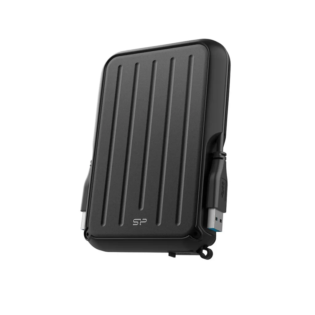 Disque Dur 4TB Armor A66 Silicon Power Antichoc USB 3.2 Gen 1 Noir Robuste