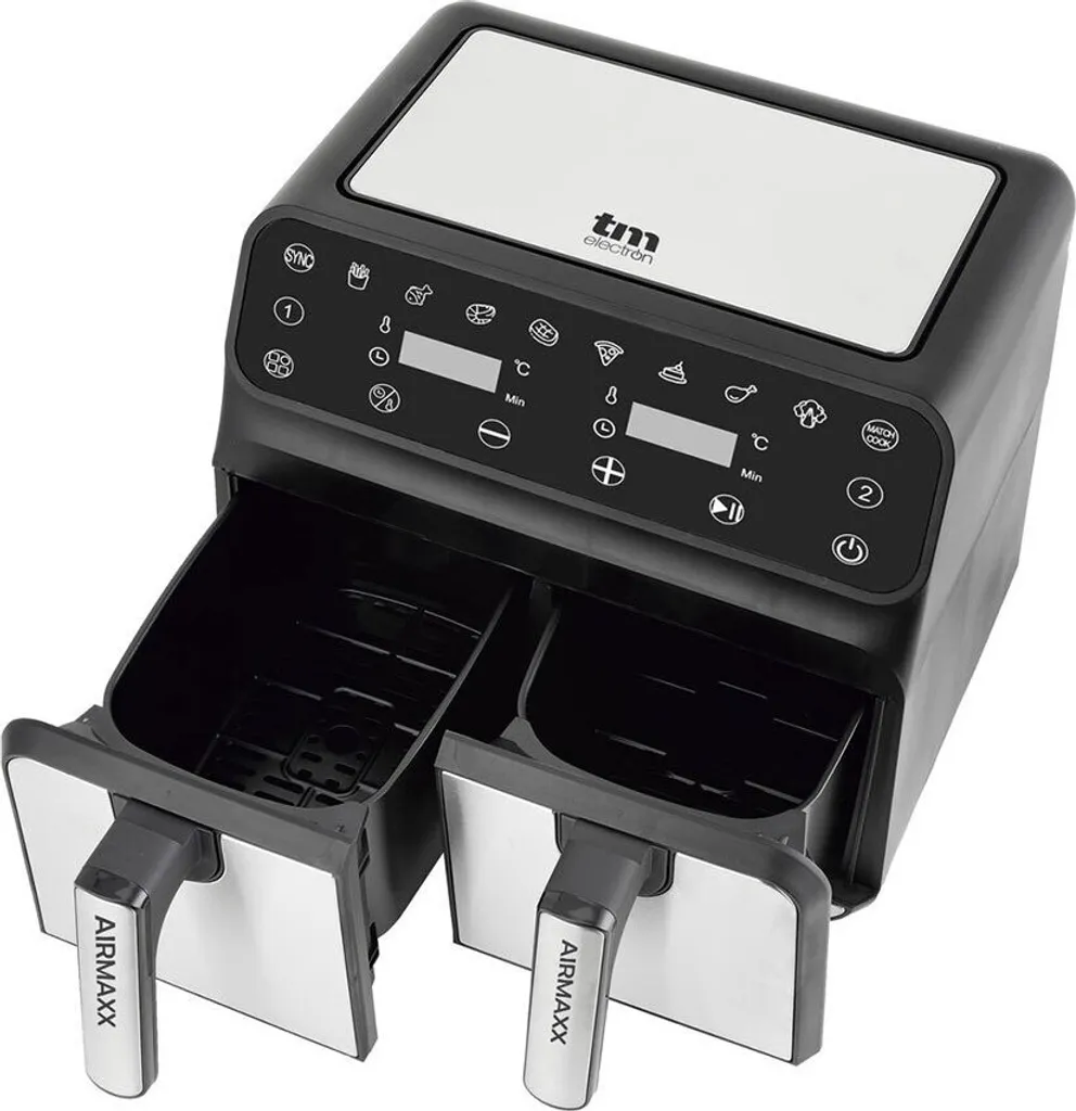 Friteuse sans huile familiale Tm WIP TMPFR200-BLK 4+4L Noir