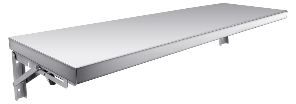 Fini l'encombrement avec l'étagère murale inox rabattable 60 cm pro