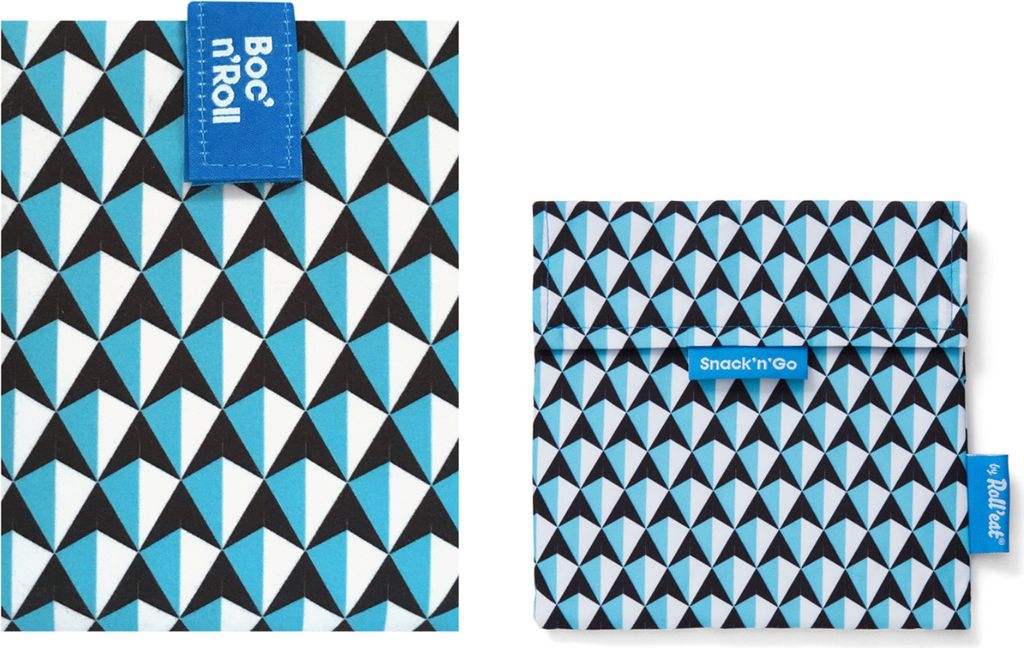 Roll'eat - Snack'n'Go Tiles Blau + Boc'n Roll Tiles Blau