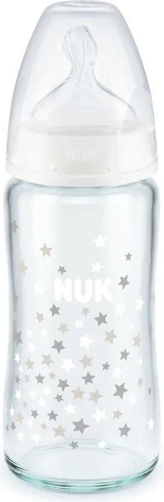 Nuk First Choice+ bottiglia di vetro 240ml Temp.Cont.0-6 M. Immagine del prodotto 