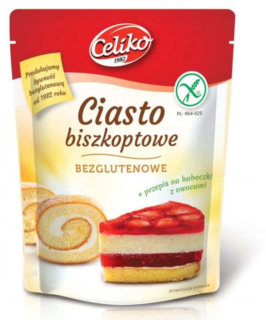 Celiko Glutenfreies Biskuitpulver 200g Produktbild 