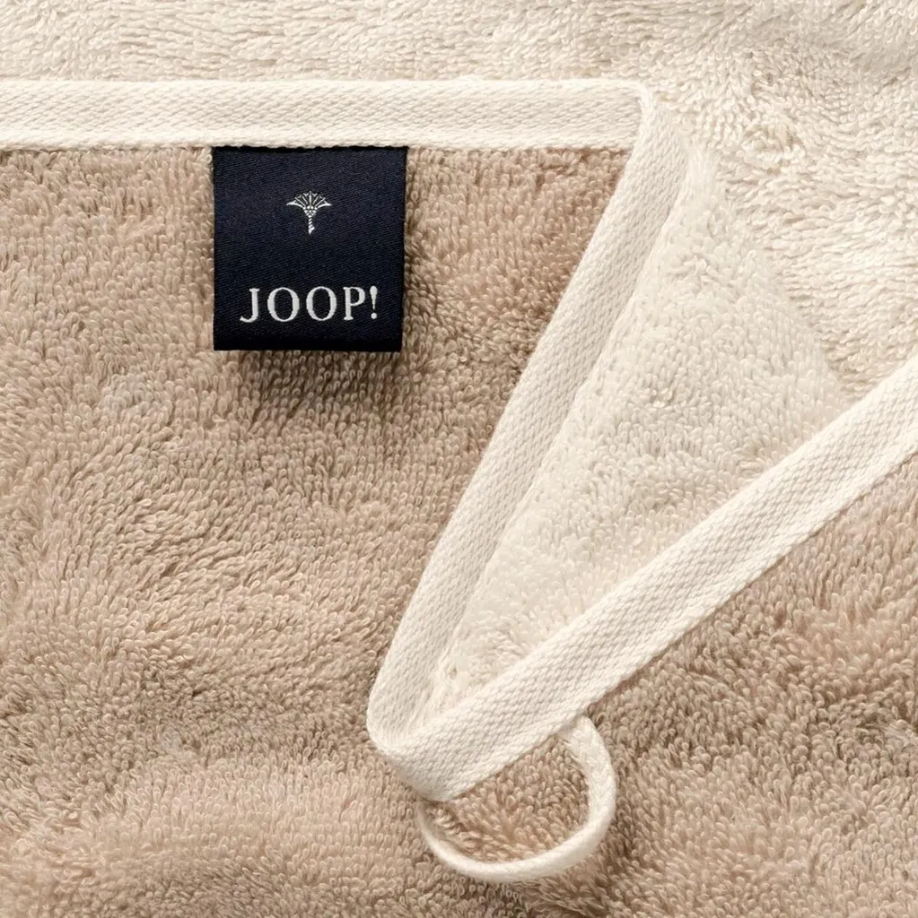 Drap de douche de luxe JOOP! 80x150 cm en coton crème Doubleface - 7
