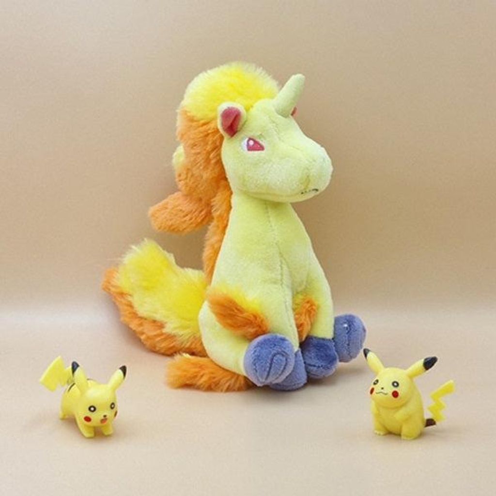 Pokemon Gallopa Kuscheltier - 20 cm Plüschtier Rapidash Produktbild 