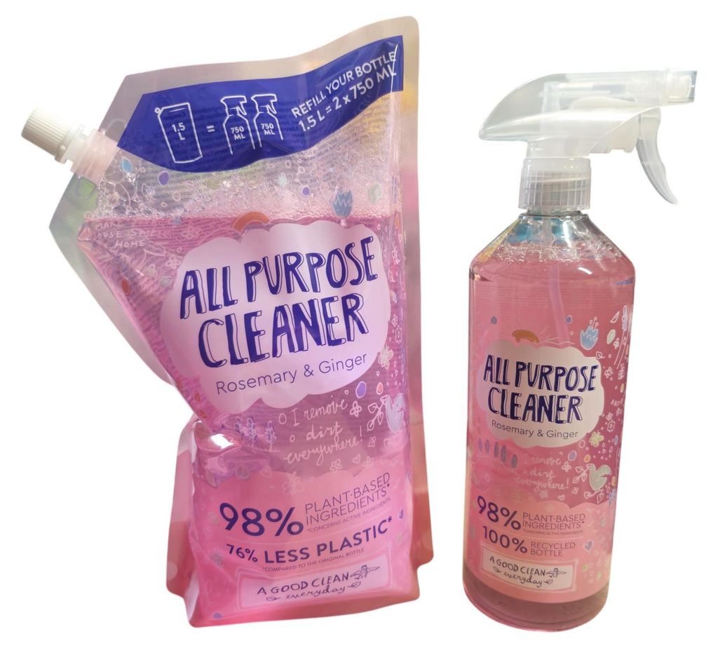 A Good Clean All Purpose Cleaner Set Rosemary & Ginger, 750 Produktbild 