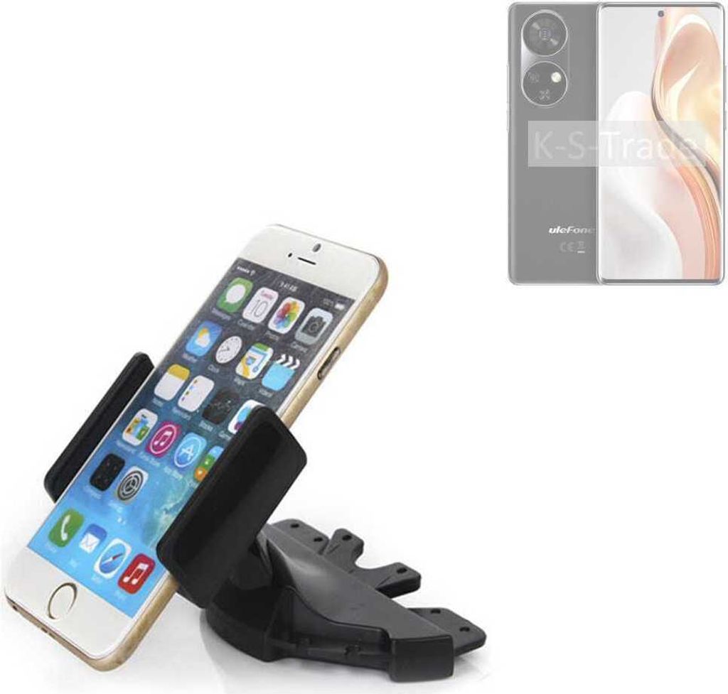K-S-Trade CD Schlitz Halterung kompatibel mit Ulefone Note Produktbild 