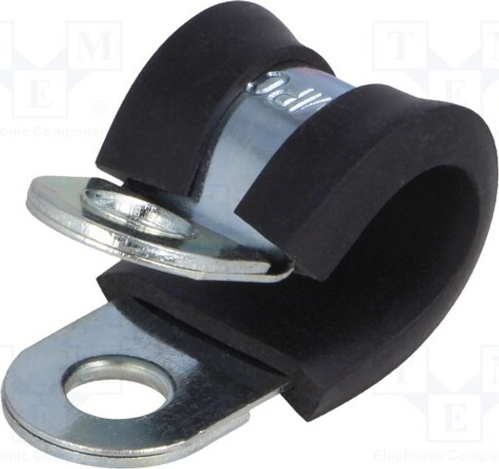 1x Schelle W: 15mm ØÖffn.Mont: 6,4mm ØBündel: 10mm W1 LKD11015 Schlauchschellen