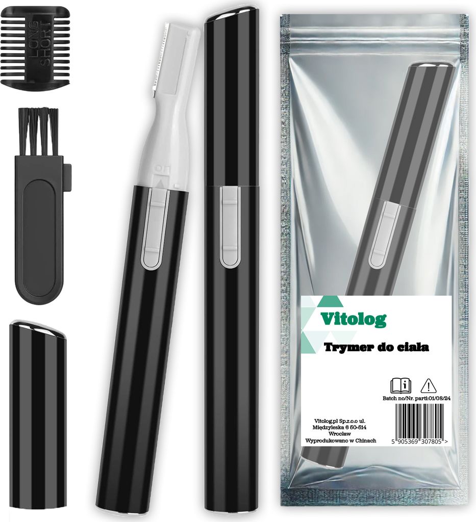 Zastřihovač a depilátor na nos, obočí, oblast bikin, Obrázek produktu 
