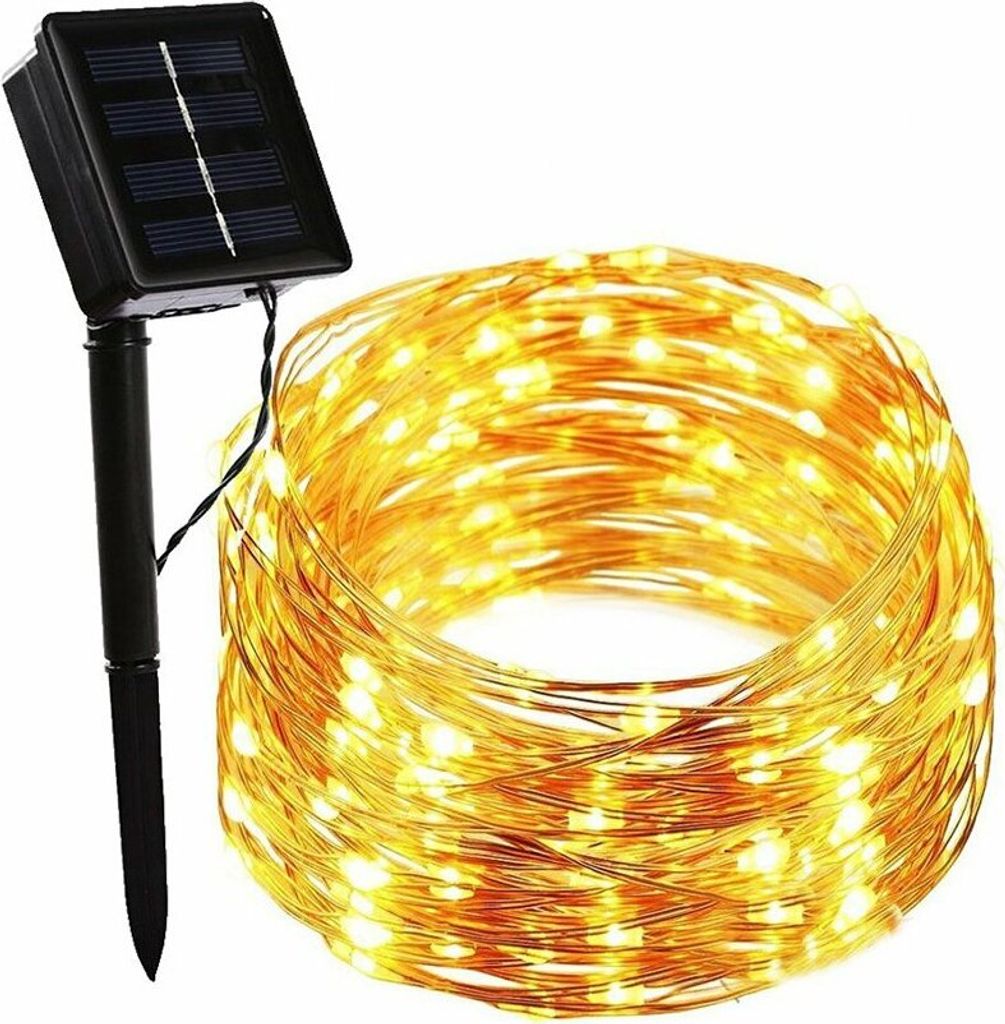 SUNARI Lampe solaire LED FLS-82 fil de cuivre 22m 600mAh Image du produit 
