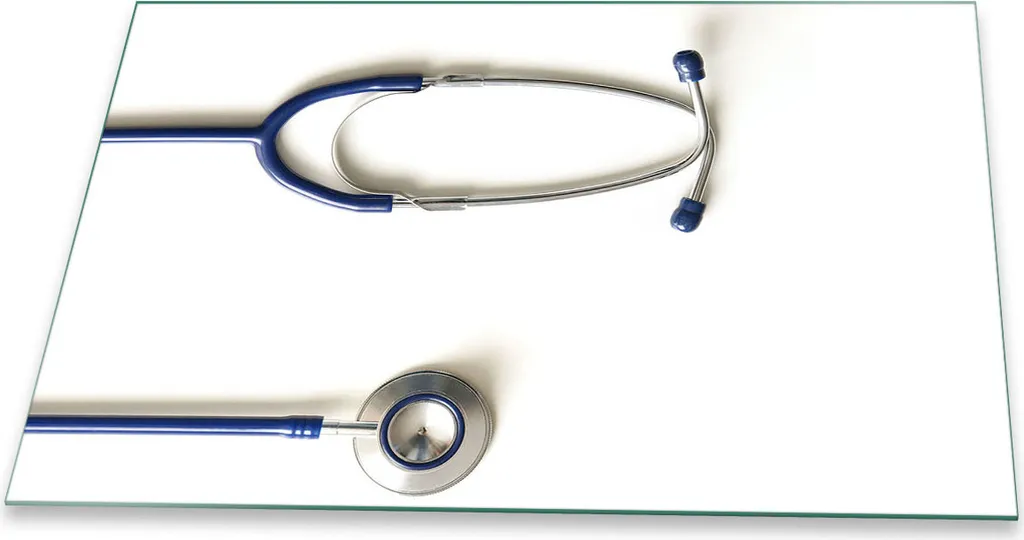 Copertura Vetro Ceramica 80x52 Blu Astratto | Protezione Induzione 1PZ