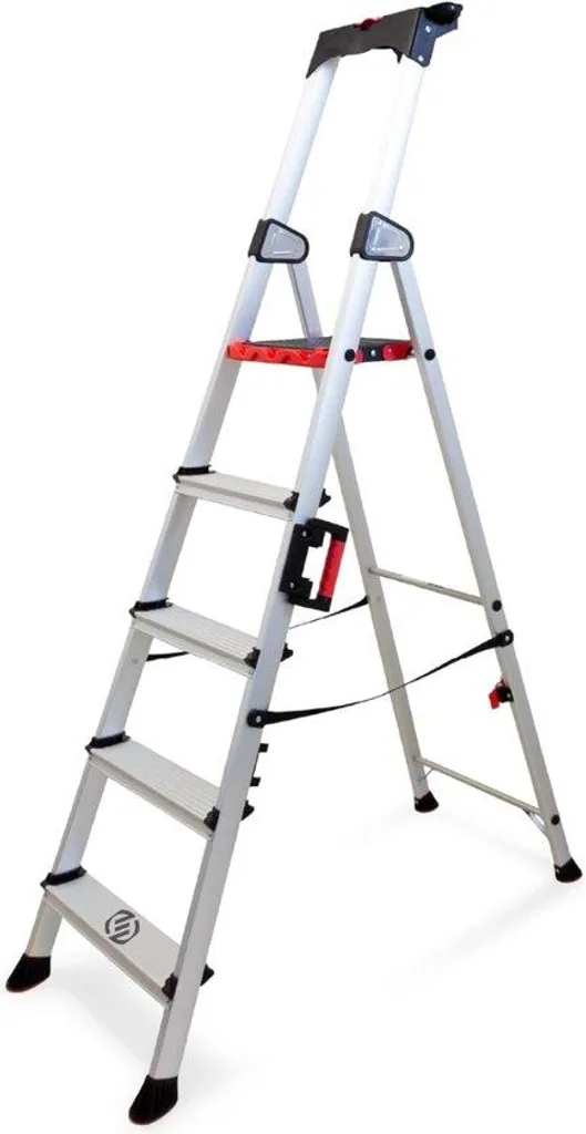 Échelle ménagère professionnelle 5 marches en aluminium série Pro-Z5