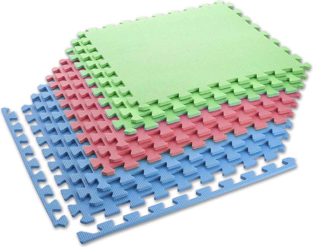 Ochranná puzzle podložka MP10 zelená-modrá-červená Obrázok produktu 
