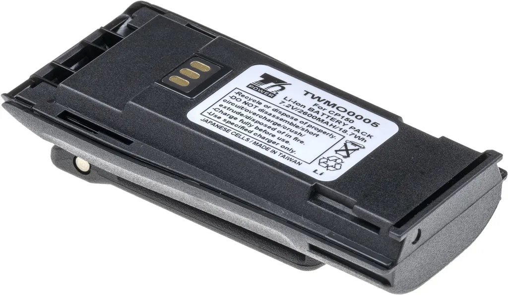 Batterie Rechargeable pour Talkie-Walkie Motorola NNTN4851 Li-Ion 7,2V