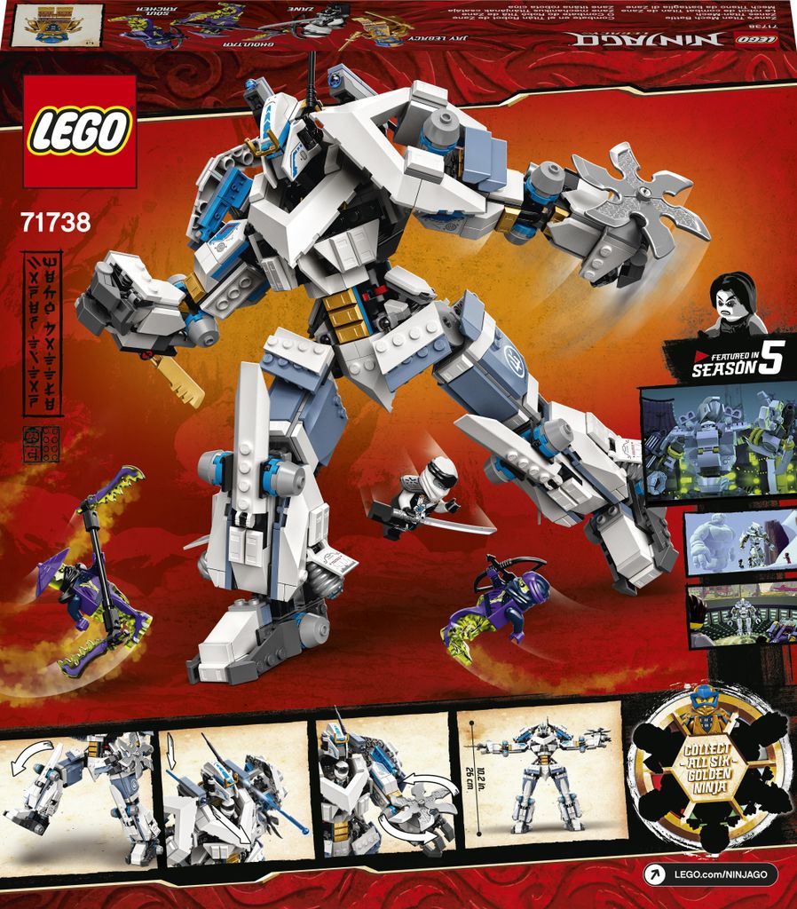 LEGO Ninjago - Zane a bitva s titánskými roboty Obrázek produktu 10