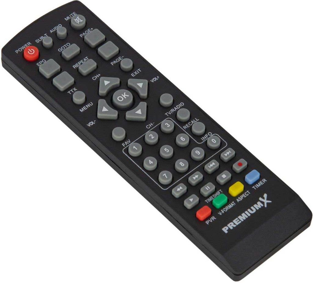 PremiumX FTA 530C Fernbedienung Infrarot Originalfernbedienung