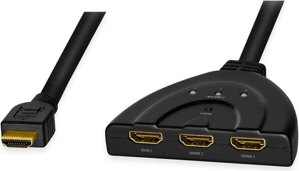 Logilink Switch HDMI,3-port,bidirekt(1x3/3x1),4K/30Hz,CEC Immagine del prodotto 
