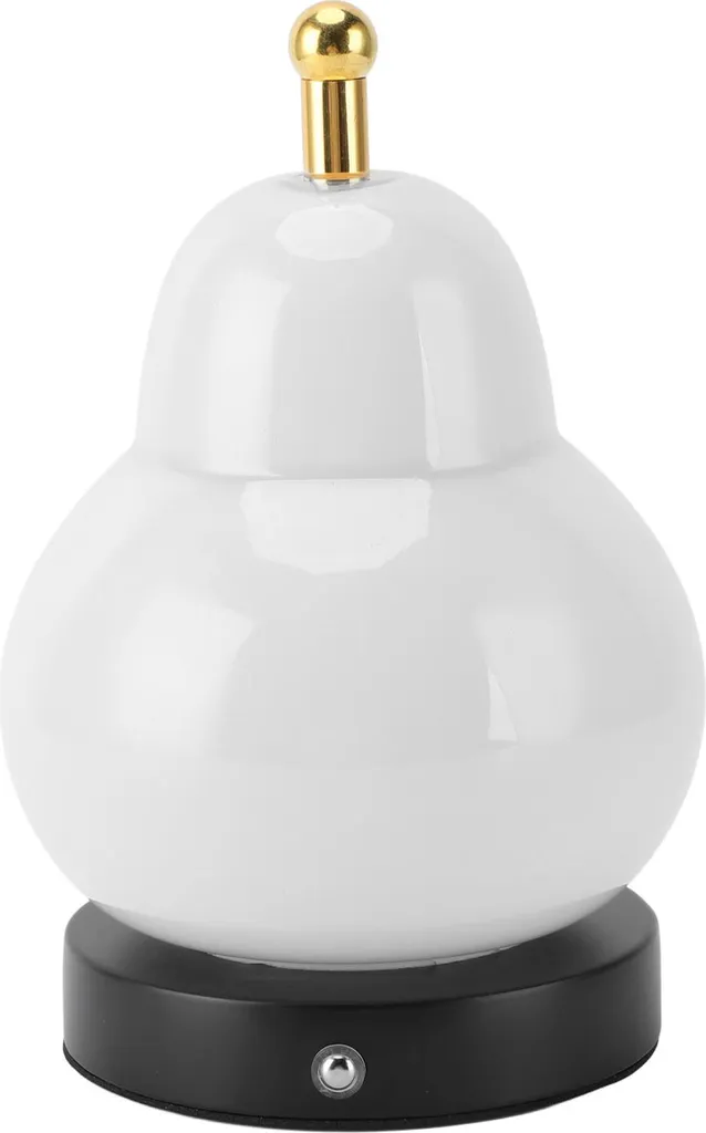 Lampe de Table Poire Tactile avec Gradation Continue en Blanc Pur