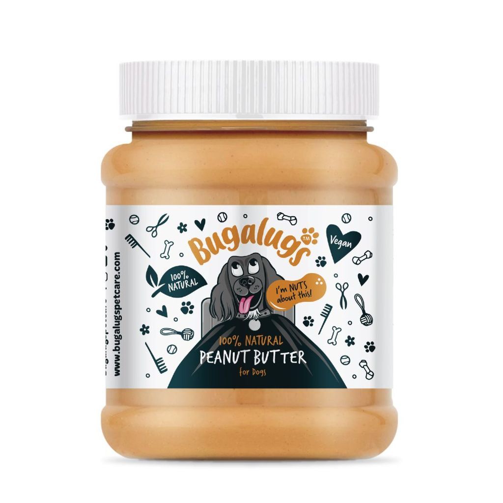 Bugalugs natürliche Erdnussbutter Leckerchen für Hunde Produktbild 