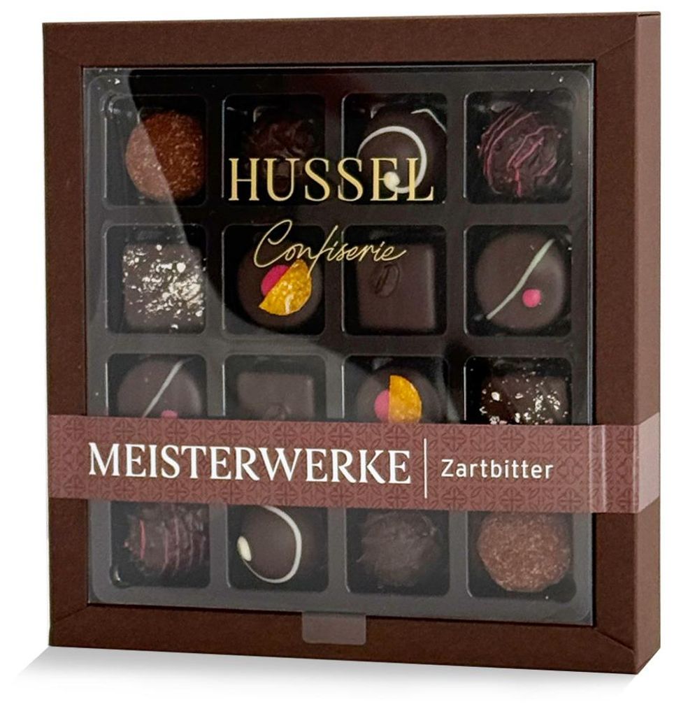 Hussel MEISTERWERKE Pralinenauslese Zartbitter, 200g