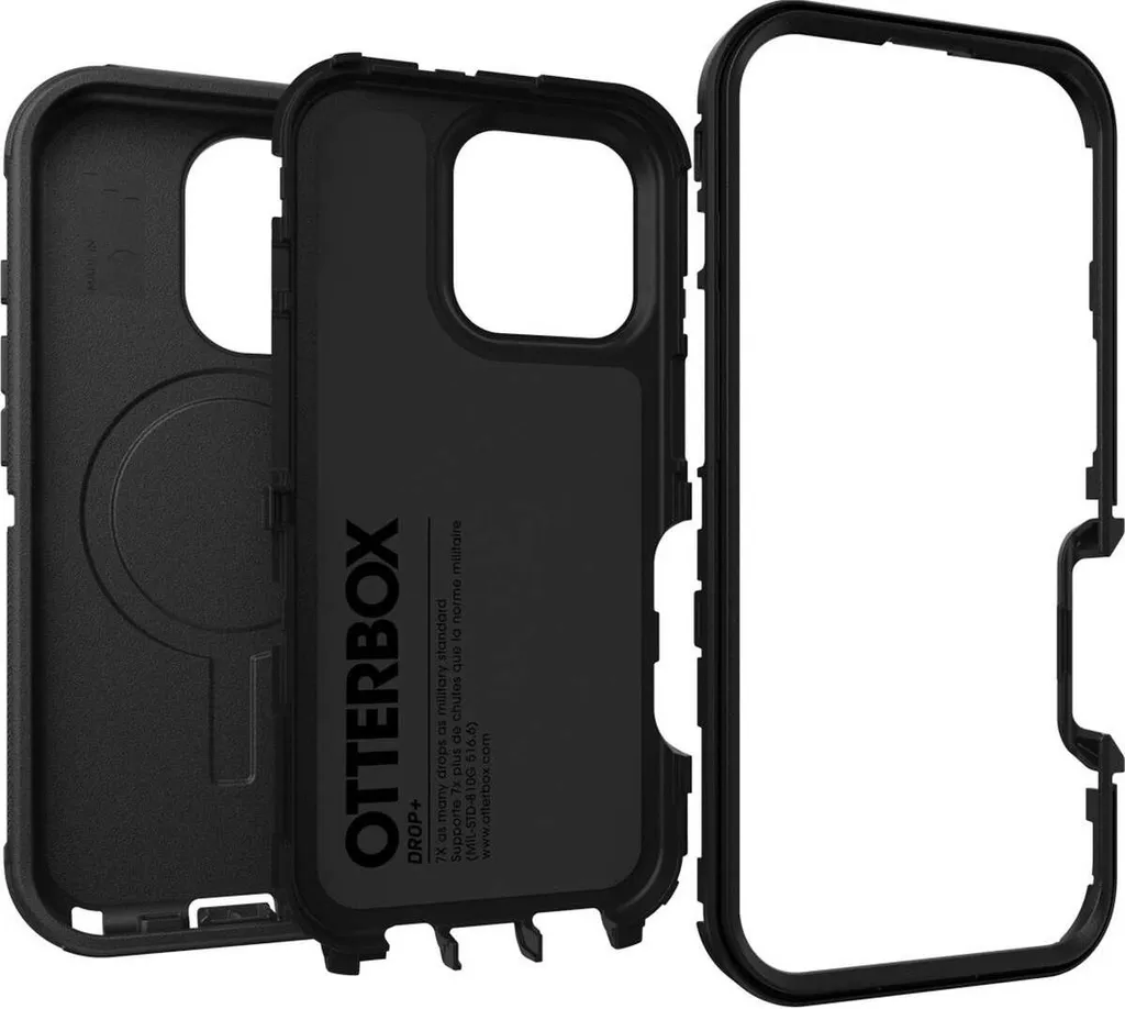 Coque de Protection Robuste iPhone 16 Pro OtterBox Defender MagSafe Noir - 4