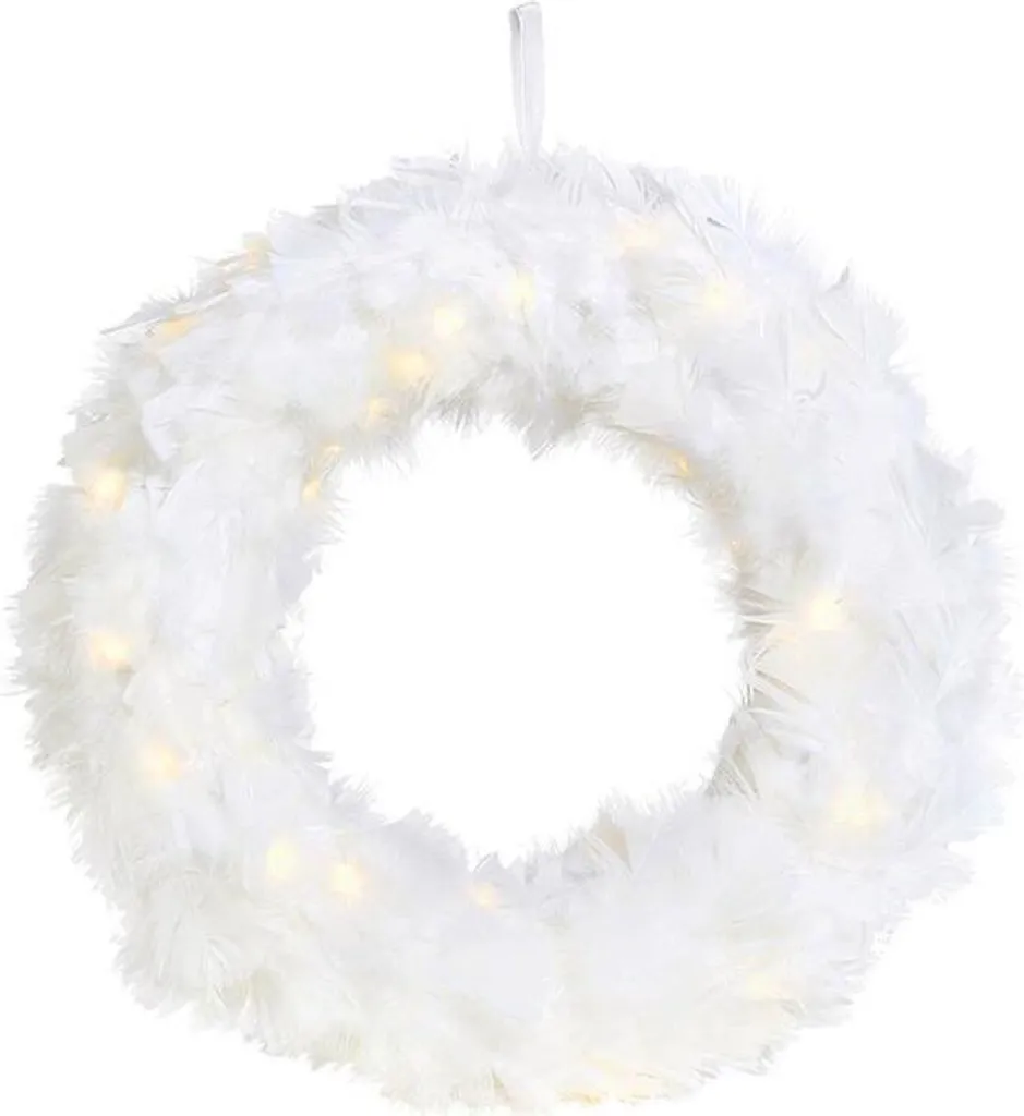Piuma a Sospensione Markslojd 705290 | Ornamento LED piume vere