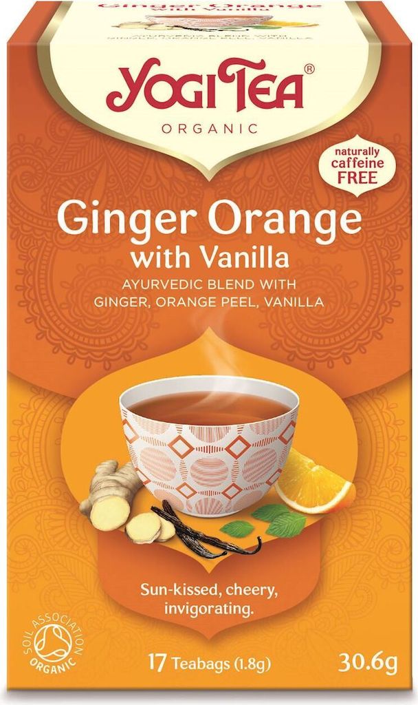 INGWER-ORANGE MIT VANILLE (17 x 1,8 g) 30,6 g - YOGI-TEE