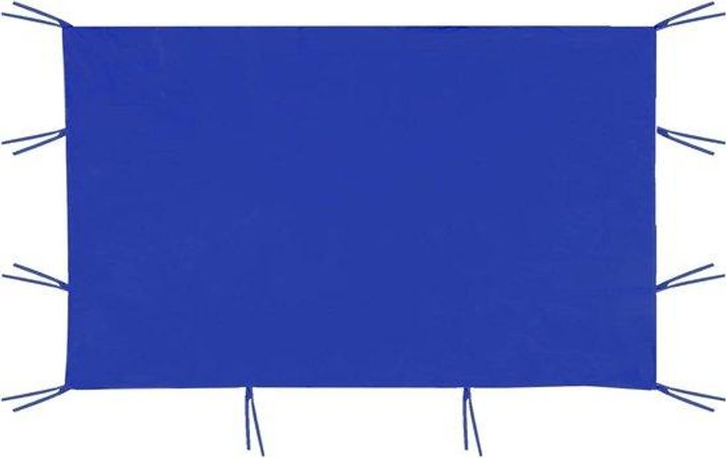 Wasserfeste Seitenwände für Pergola 3 x 2 m - UV-Schutz 50+ - Rot/Blau