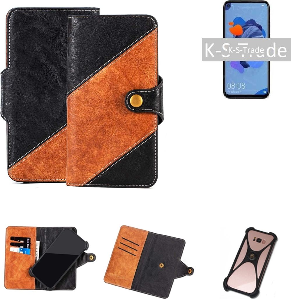 K-S-Trade Handyhülle Schutzhülle Bookstyle Case Wallet-Case Produktbild 