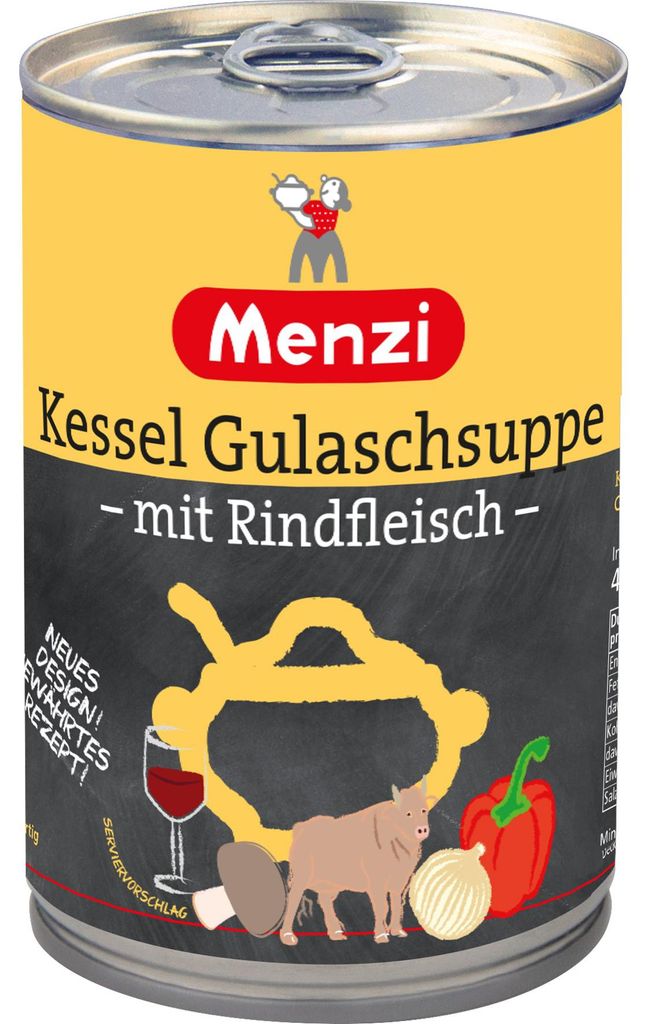 Menzi zupa gulaszowa z wołowiną po węgiersku 400ml Zdjęcie produktu 