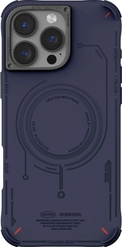 Skinarma Etui Mecha Iphone 16 Pro Max 6.9 Ricarica Magnetica Granatowy/Navy