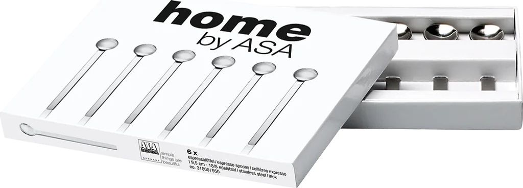ASA Selection: Juego de cucharas para espresso, 6 unidades Imagen del producto 