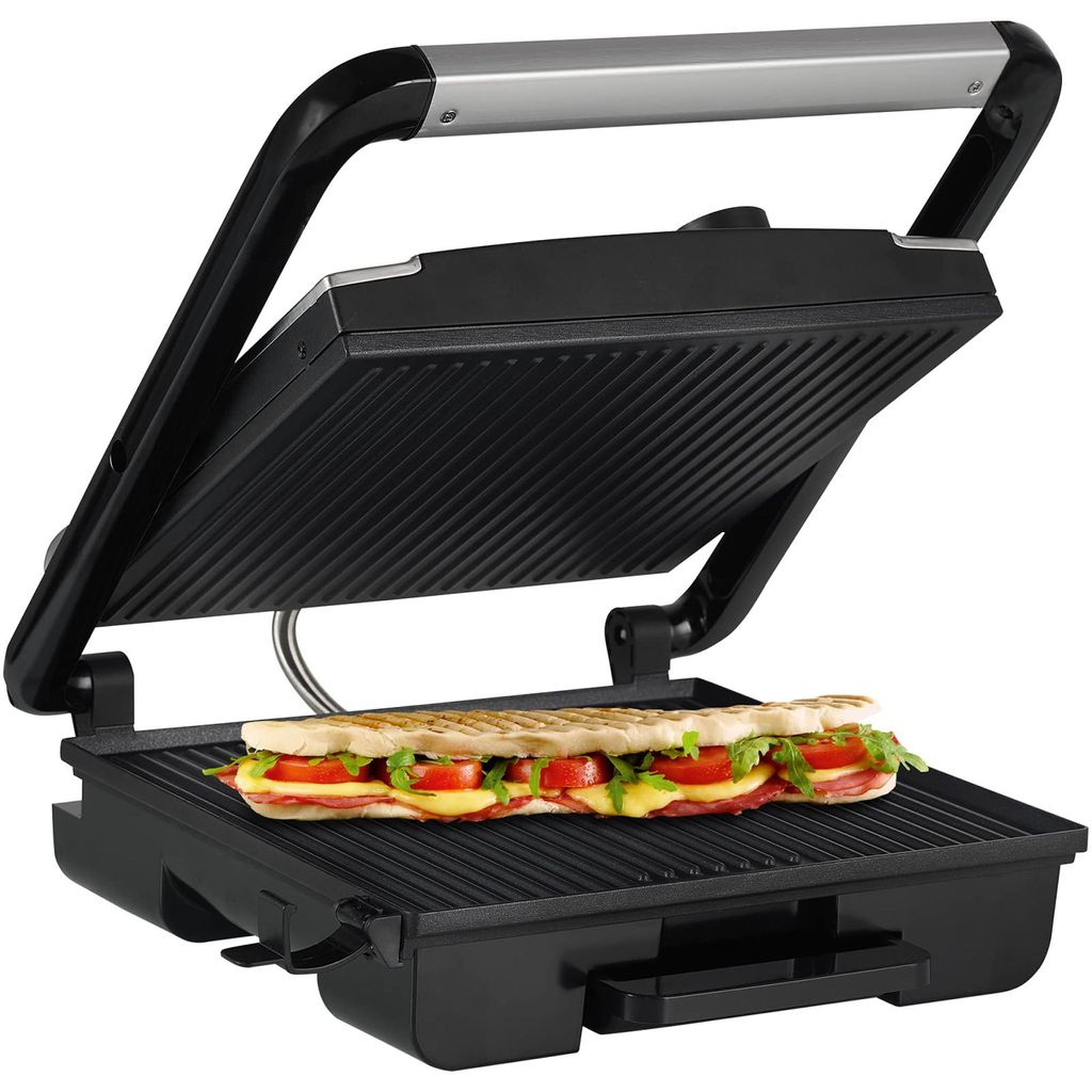 Princess 01.112425.01.001 Paninigrill Pro, zwart, roestvrij Productafbeelding 