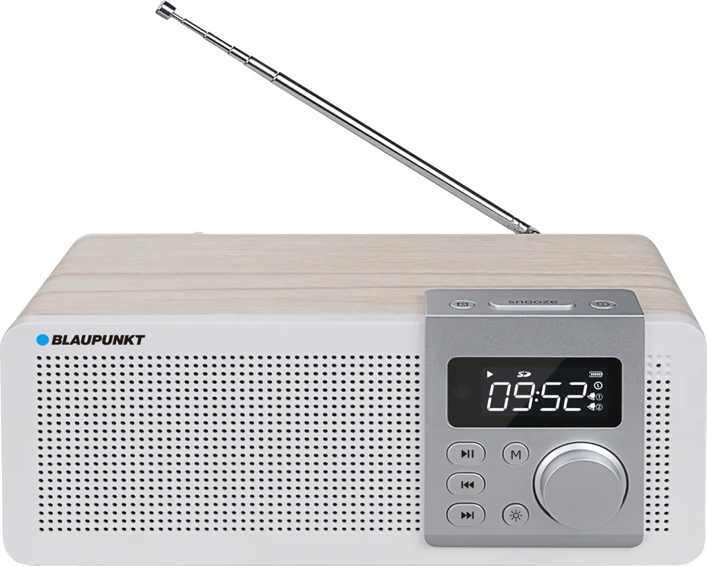 Blaupunkt PP14BT Radio Bois Bluetooth USB MP3 60 Stations Alarme