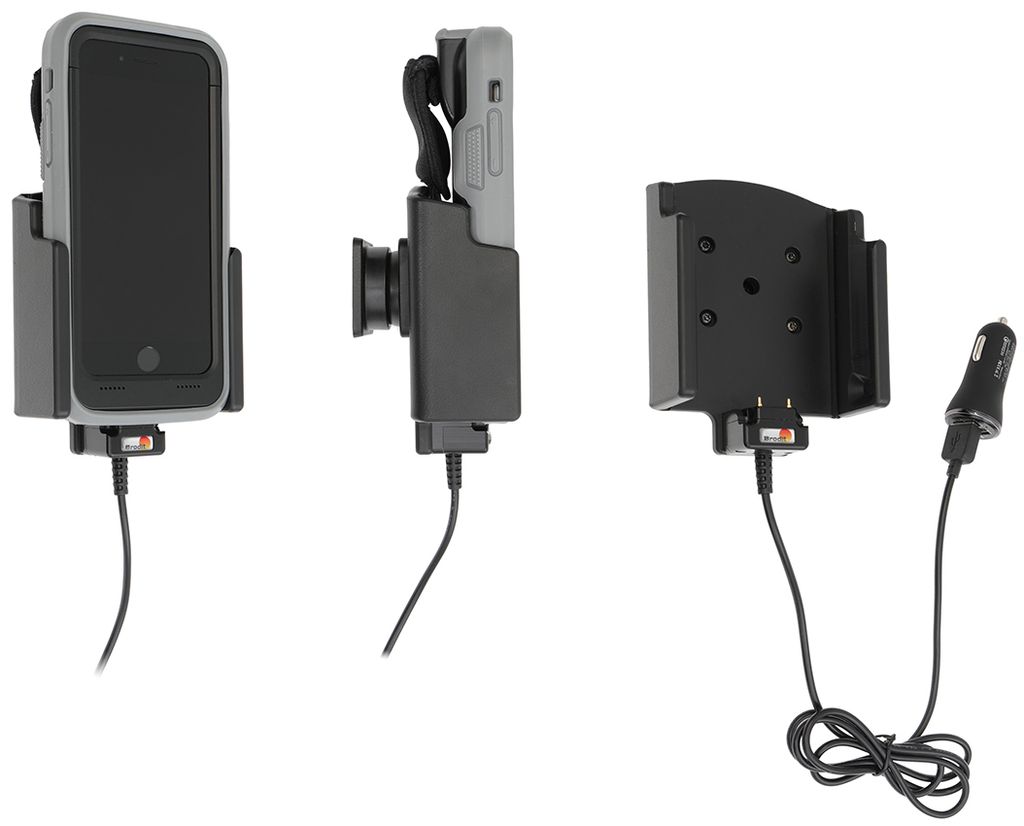 Brodit Gerätehalter 216142 mit Ladefunktion - für Smartphones - Apple iPhone 7