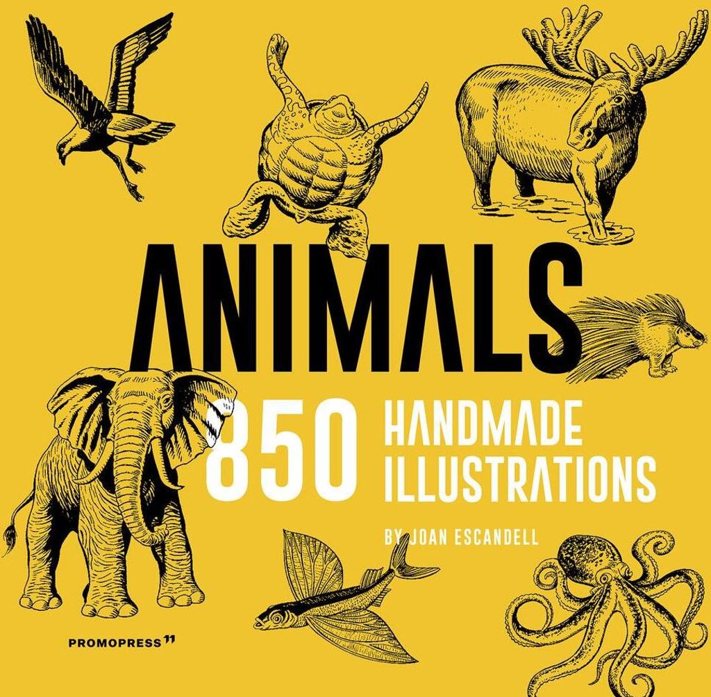 Animals: 850 Handmade Illustrations