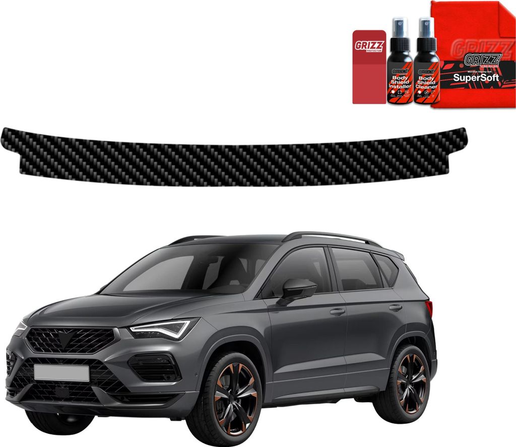 Kohlenstoff Schutzfolie Grizz Protector für Ladekante - Cupra Ateca (2020-2025)