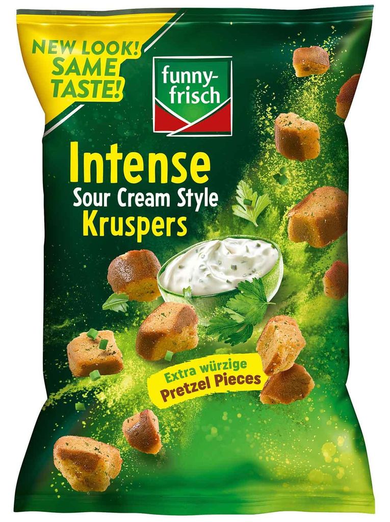 funny-frisch Intense Kruspers Sour Cream Style 120g Produktbild 