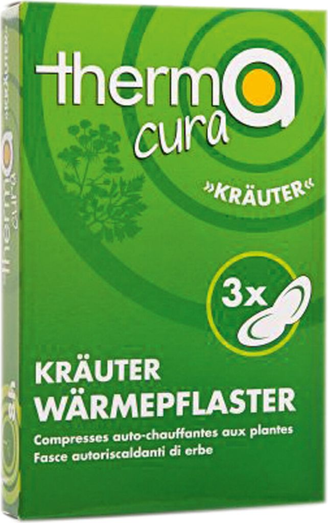Thermacura Kräuter Kräuter Wärmepflaster Kräuterpflaster Wärmetherapie drei Stk.
