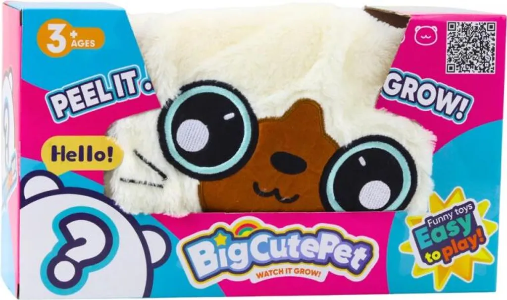 Ballon Sauteur Peluche Chaton Blanc 50 cm pour Enfant BigCutePet - 6
