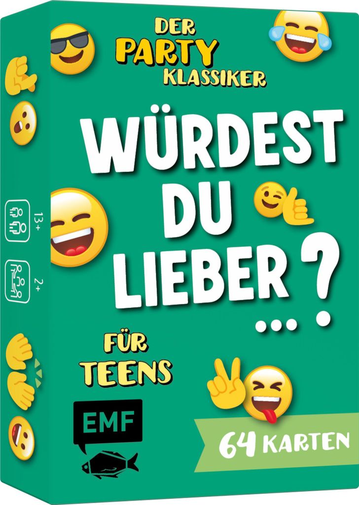 Kartenspiel: Würdest du lieber ...? Für Teens Produktbild 